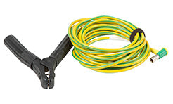 Grounding cable 6m with plug YE/GN 1x6mm²
