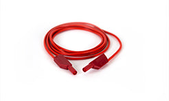 Standard measurement cable, red, 2 m, 2.5 mm²