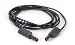Standard measurement cable, black, 2 m, 2.5 mm²