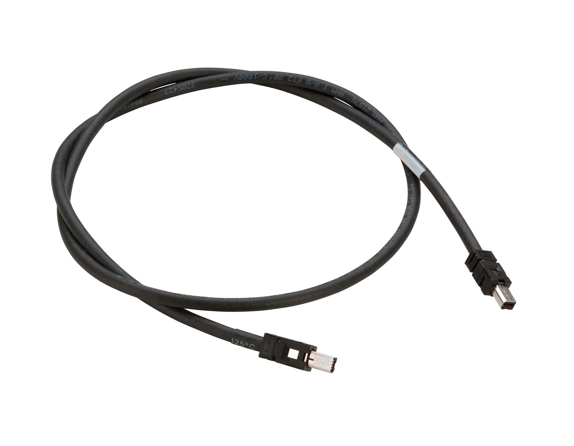 Expansion port cable 1 m blk MiniIO CrossOver CAT.5