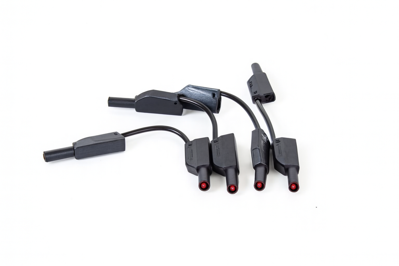 Test lead 5.5 cm BLK 1p 2.5 mm² Si/Si 4 mm plugs (Jumper)