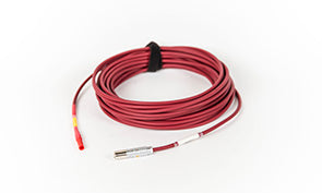 High voltage cable CPT 15m RED 1pol 0.44mm2 4kV LEMO-MC