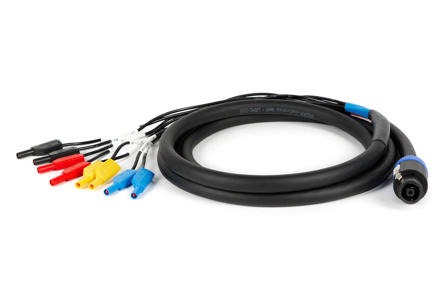 Generator cable Speakon 3 m (red, yellow, blue, black)