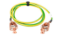 Grounding leads 2m YE/GN
