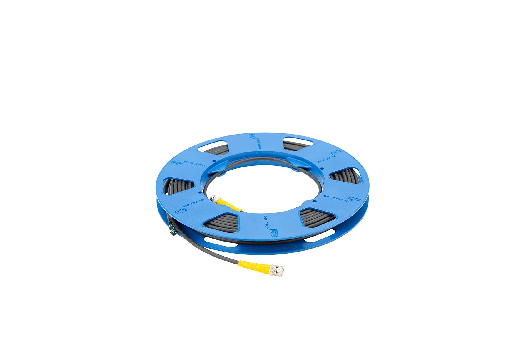 Coax-cable yellow with cabledrum 18m