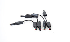 Test lead 5.5 cm BLK 1p 2.5 mm² Si/Si 4 mm plugs (Jumper)