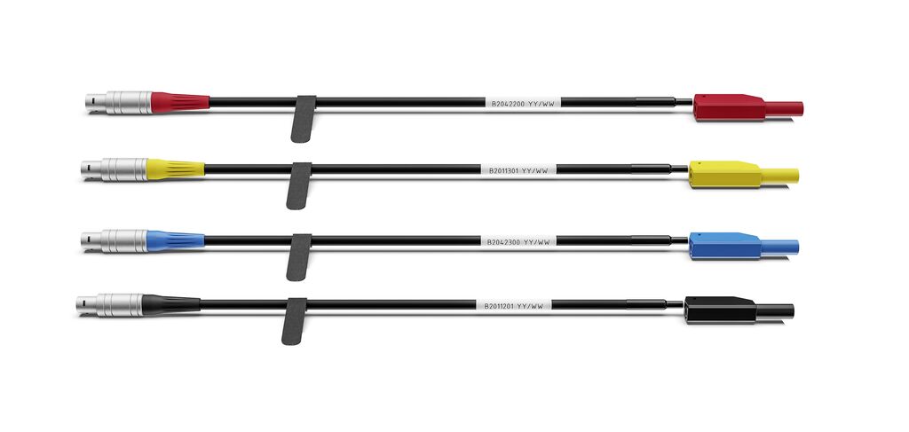 4 x 20m/65ft. measurement cable set for HVX input (I In)