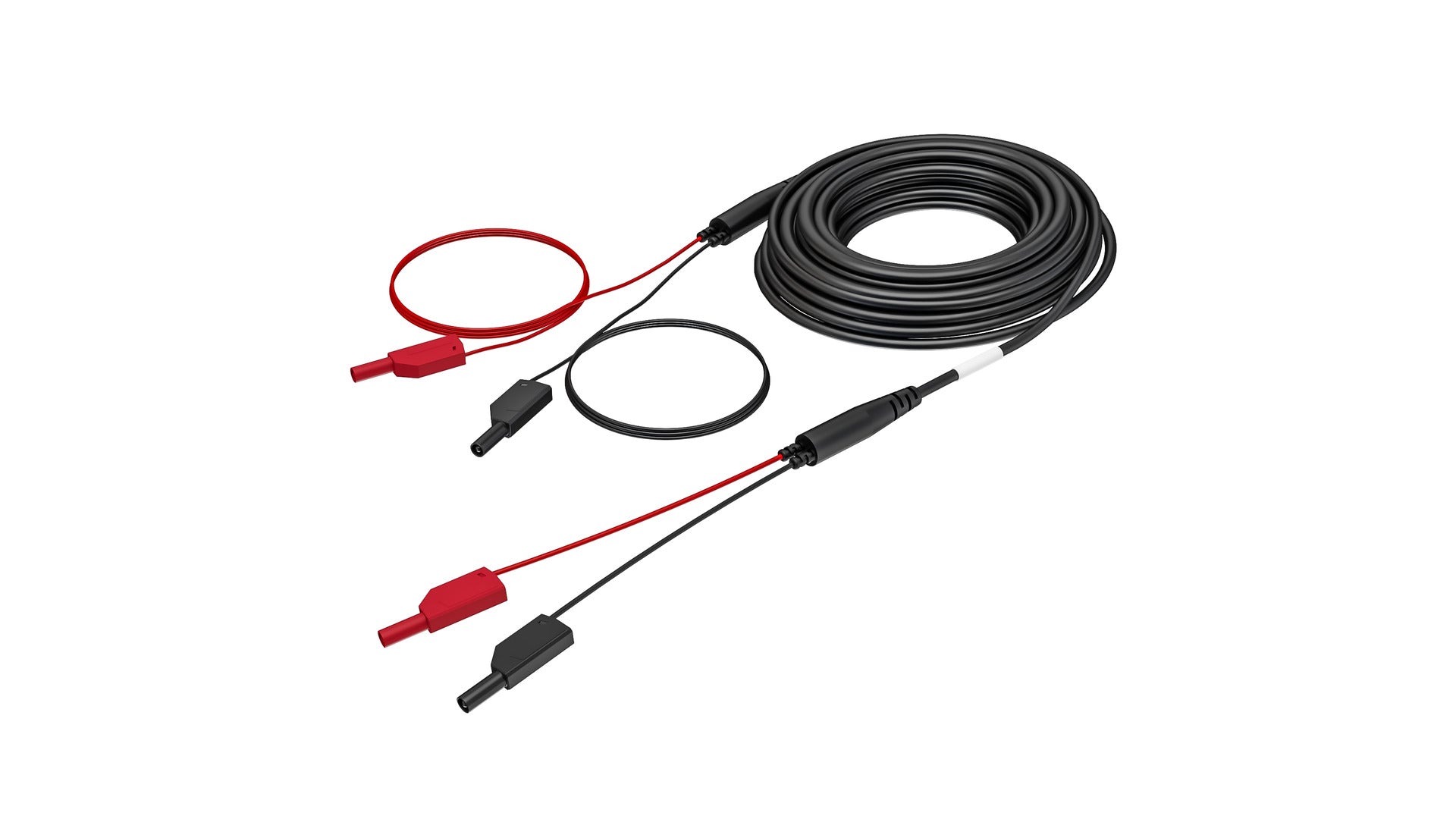 10m (33ft) coaxial cables with separate ends and connectors